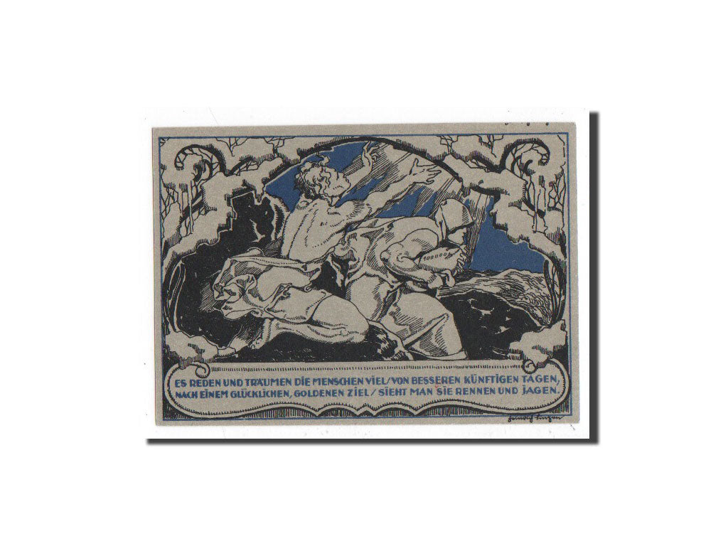 Banknote, Germany, Weimar, 50 Pfennig, personnage 2, 1921, 1921-03-01