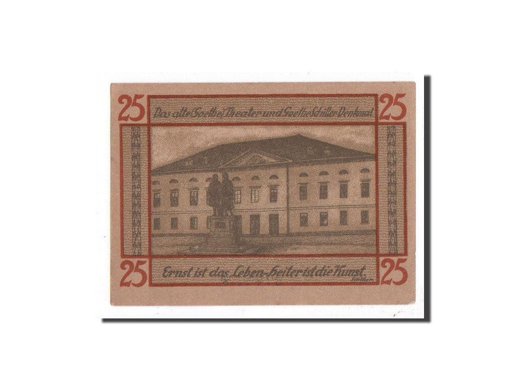 Banknote, Germany, Weimar, 25 Pfennig, Batiment, 1921, 1921-03-01, UNC(65-70)