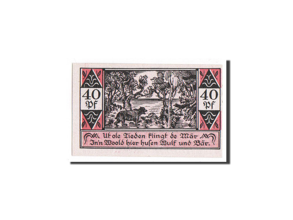 Banknote, Germany, Westerhorn, 40 Pfennig, Foret, O.D, Undated, UNC(65-70)