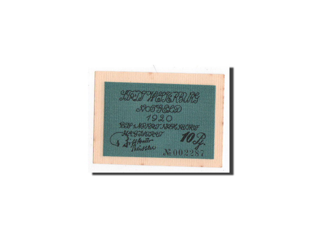 Banknote, Germany, Westerburg, 10 Pfennig, Ecusson, 1920, Undated, UNC(65-70)