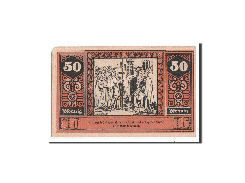 Banknote, Germany, Wilsnack, 50 Pfennig, personnage, O.D, Undated, UNC(65-70)