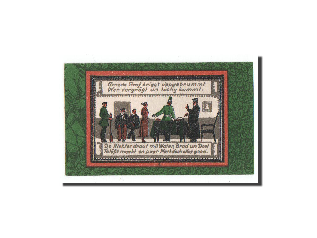 Banknote, Germany, Wildeshausen, 1 Mark, personnage, 1921, 1921-12-01
