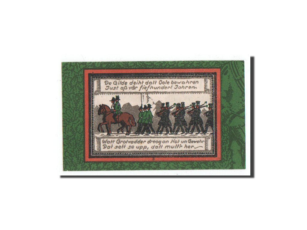 Banknote, Germany, Wildeshausen, 1 Mark, soldat, 1921, 1921-12-01, UNC(65-70)