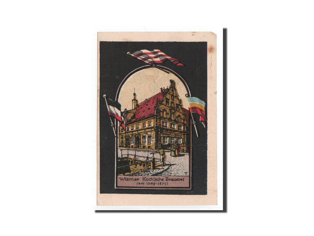 Banknote, Germany, Wismar, 75 Pfennig, Monument, O.D, Undated, UNC(65-70)