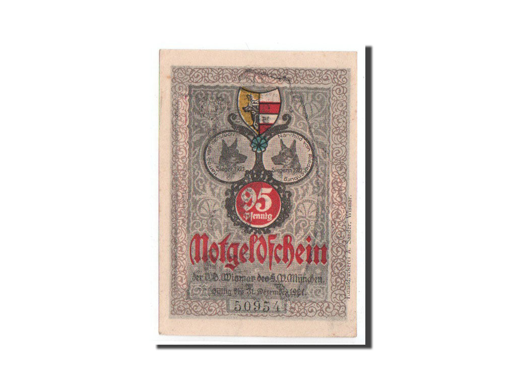 Banknote, Germany, Wismar, 99 Pfennig, Port, O.D, Undated, UNC(65-70), Mehl:1438