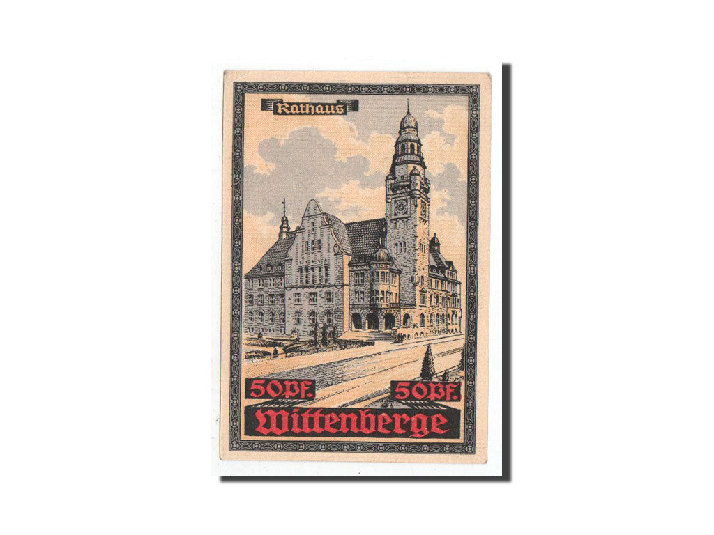 Banknote, Germany, Wittenberge, 50 Pfennig, Eglise, O.D, Undated, UNC(65-70)