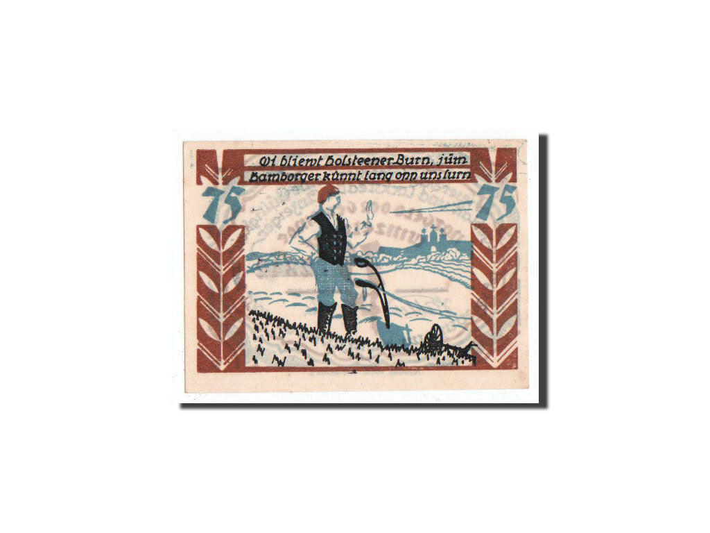 Banknote, Germany, Winzeldorf, 75 Pfennig, personnage, O.D, Undated, UNC(65-70)
