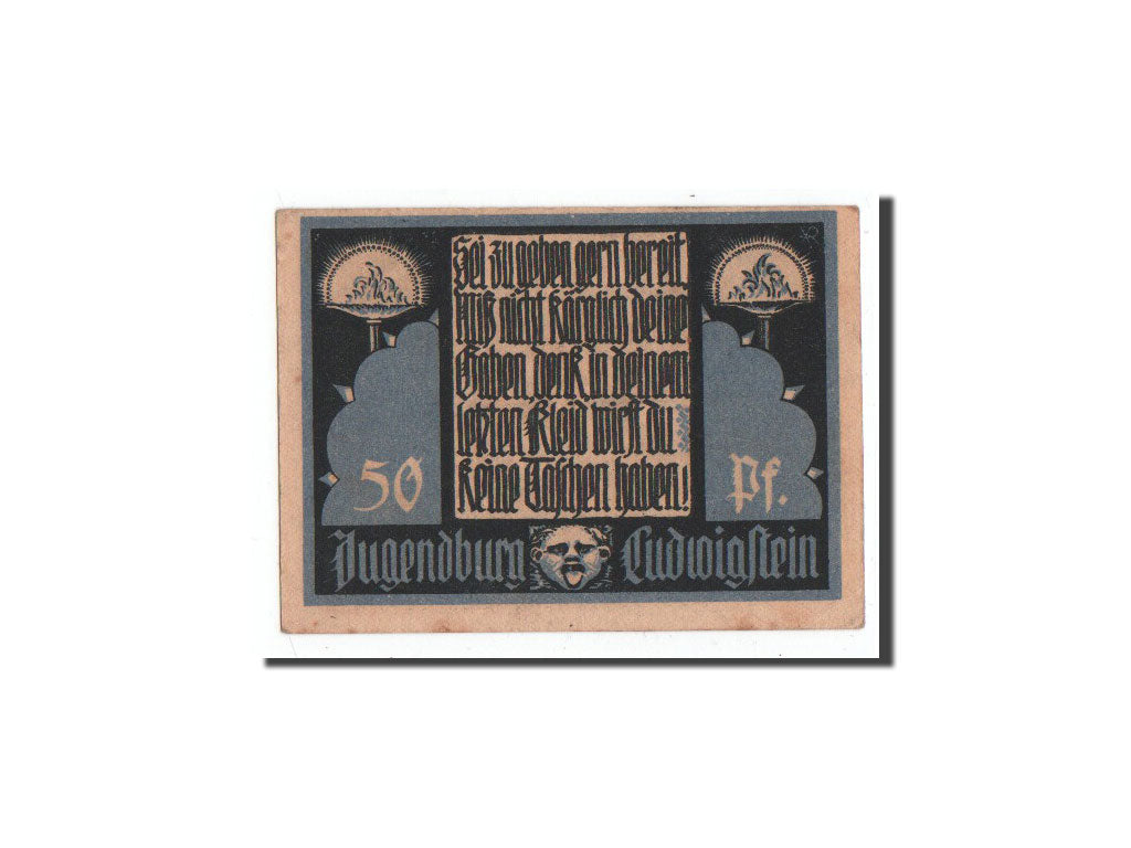 Geldschein, Deutschland, Witzenhausen, 50 Pfennig, flambeau, 1921, 1921-04-04