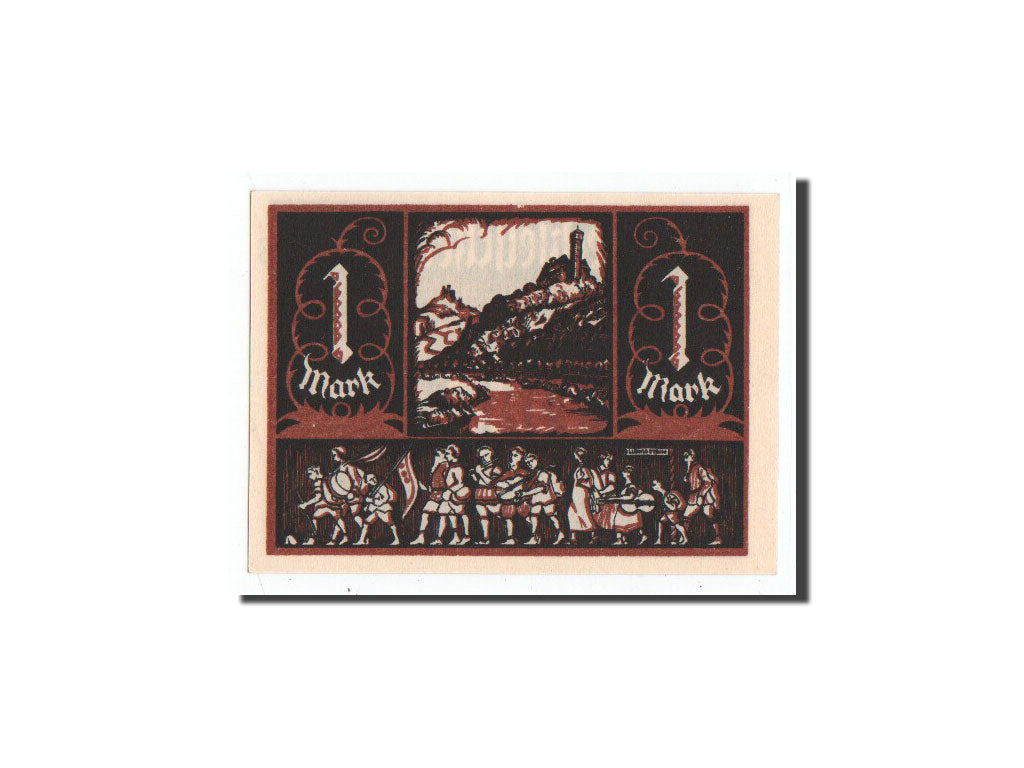 Banknote, Germany, Witzenhausen, 1 Mark, musicien, 1921, 1921-04-04, UNC(65-70)