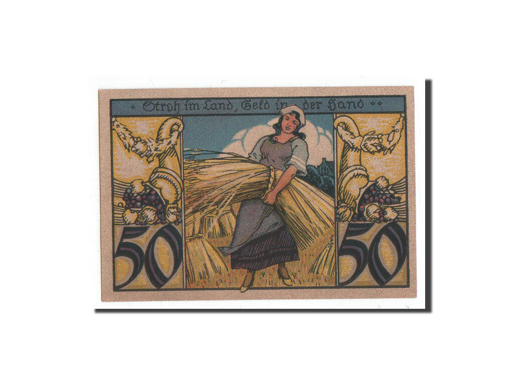 Billete, Alemania, Twistringen, 50 Pfennig, personnage, 1921, 1921-09-28, UNC