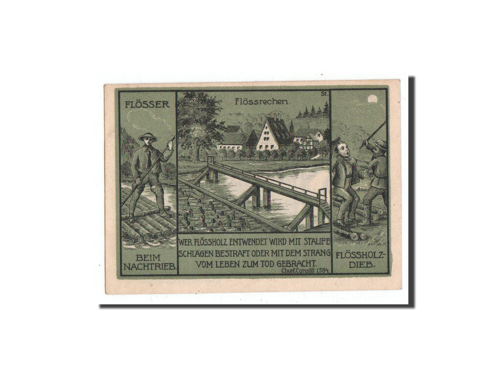 Banknot, Niemcy, Wünschendorf, 50 Pfennig, pont, 1921, 1921-09-20, UNC(65-70)