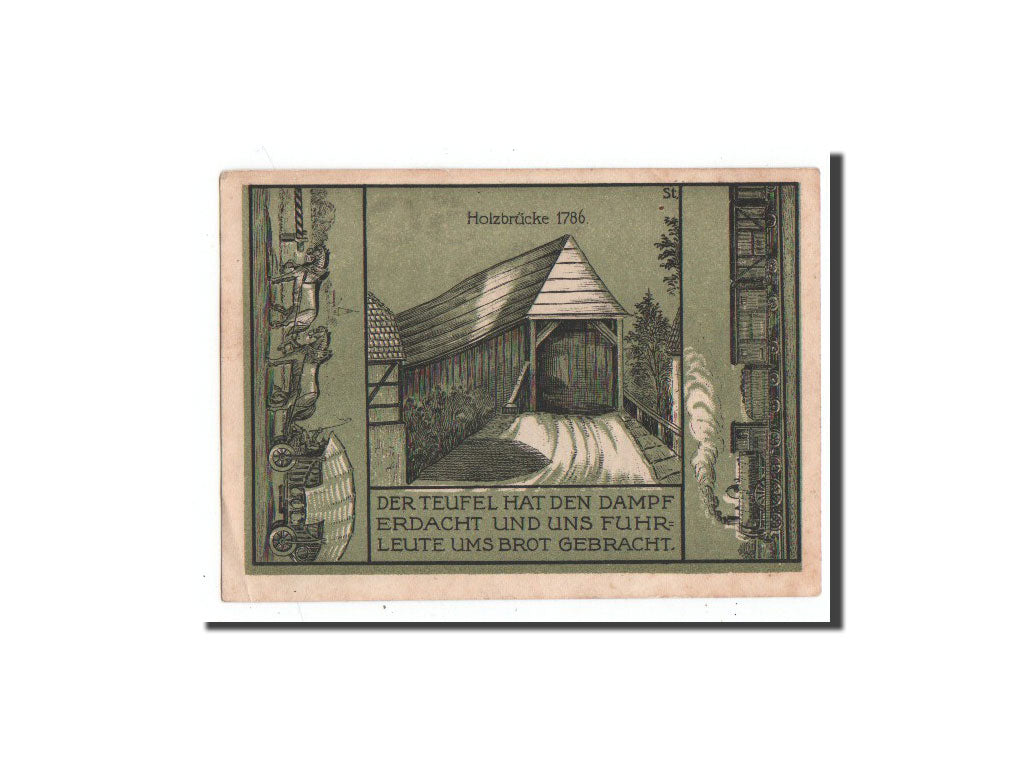 Geldschein, Deutschland, Wünschendorf, 50 Pfennig, gare, 1921, 1921-09-20, UNZ
