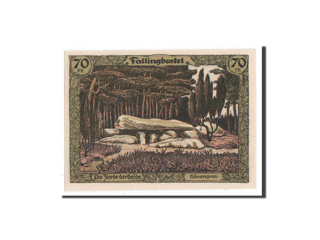 Banknot, Niemcy, Walsrode, 70 Pfennig, rocher, O.D, Undated, UNC(65-70)