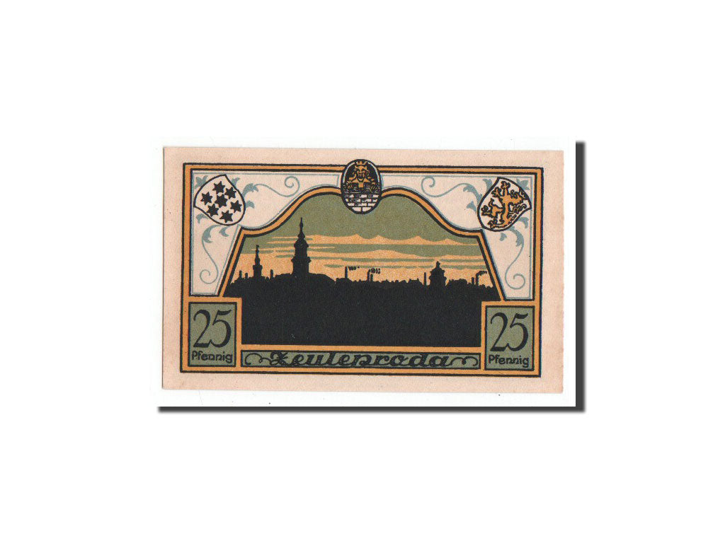 Banknot, Niemcy, Zeulenroda, 25 Pfennig, ville 2, 1921, 1921-11-01, UNC(65-70)