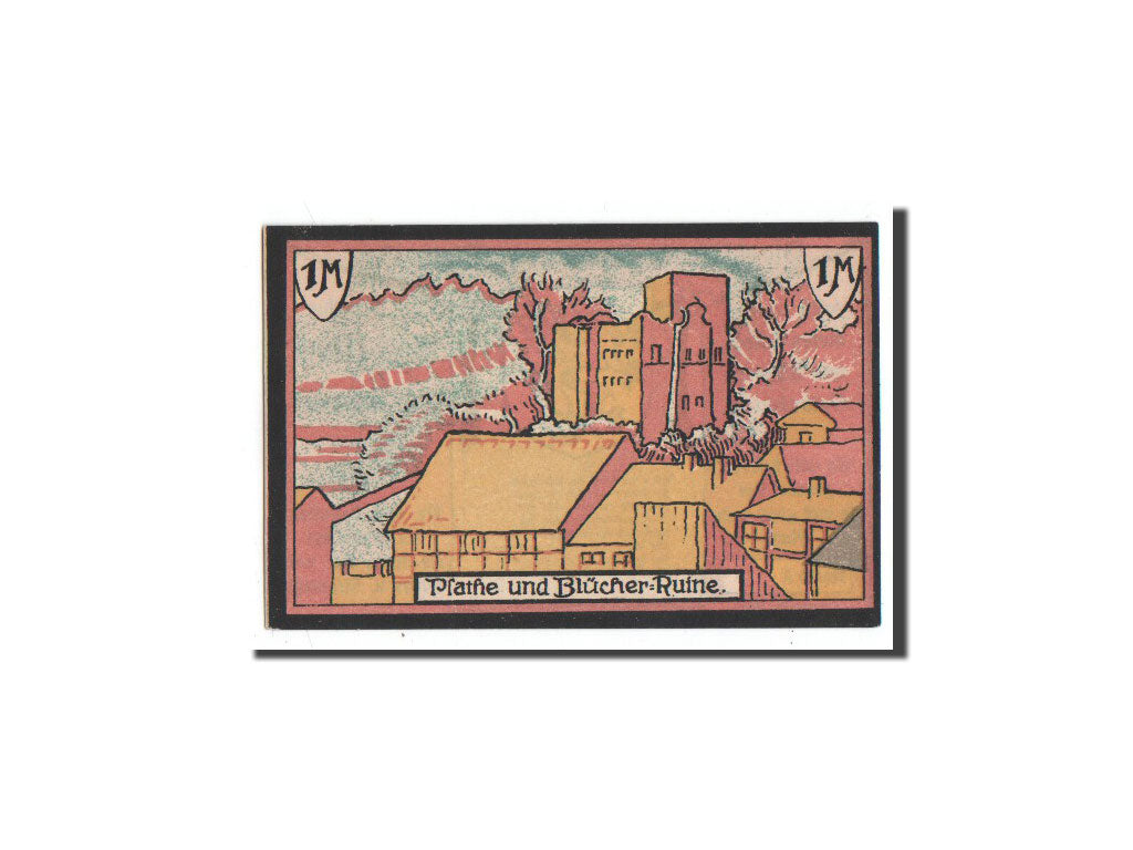 Banknote, Germany, Plathe, 1 Mark, paysage, O.D, Undated, UNC(65-70), Mehl:1060