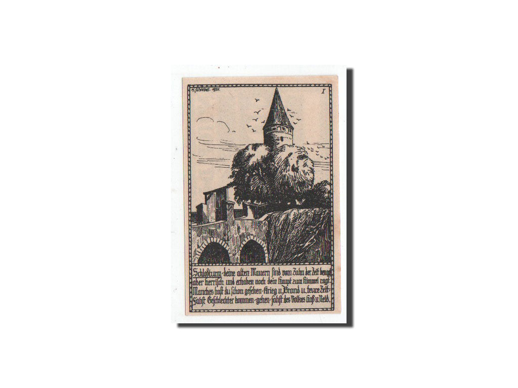 Geldschein, Deutschland, Zörbig, 10 Pfennig, tour 1, O.D, Undated, UNZ