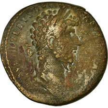 Coin, Lucius Verus, Sestertius, Roma, VF(30-35), Bronze, RIC:1420
