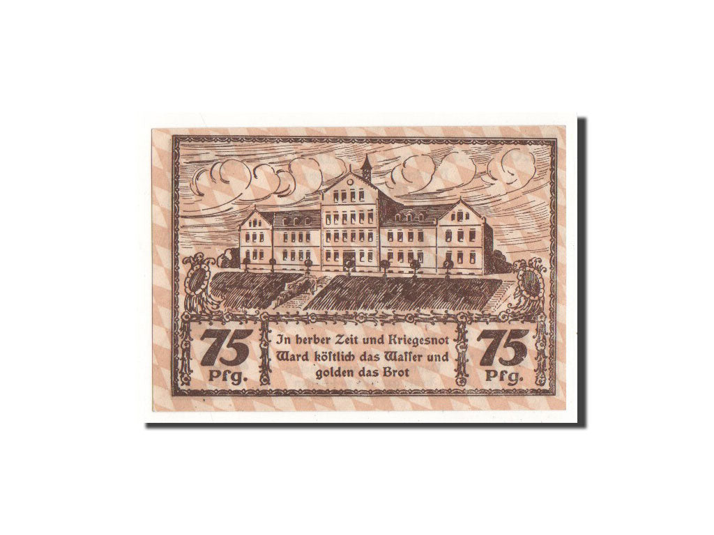 Billete, Alemania, Wörishefen, 75 Pfennig, château, 1921, Undated, UNC