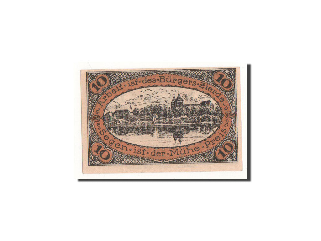 Banknot, Niemcy, Neidenburg, 10 Pfennig, paysage, 1920, 1920-09-22, UNC(65-70)
