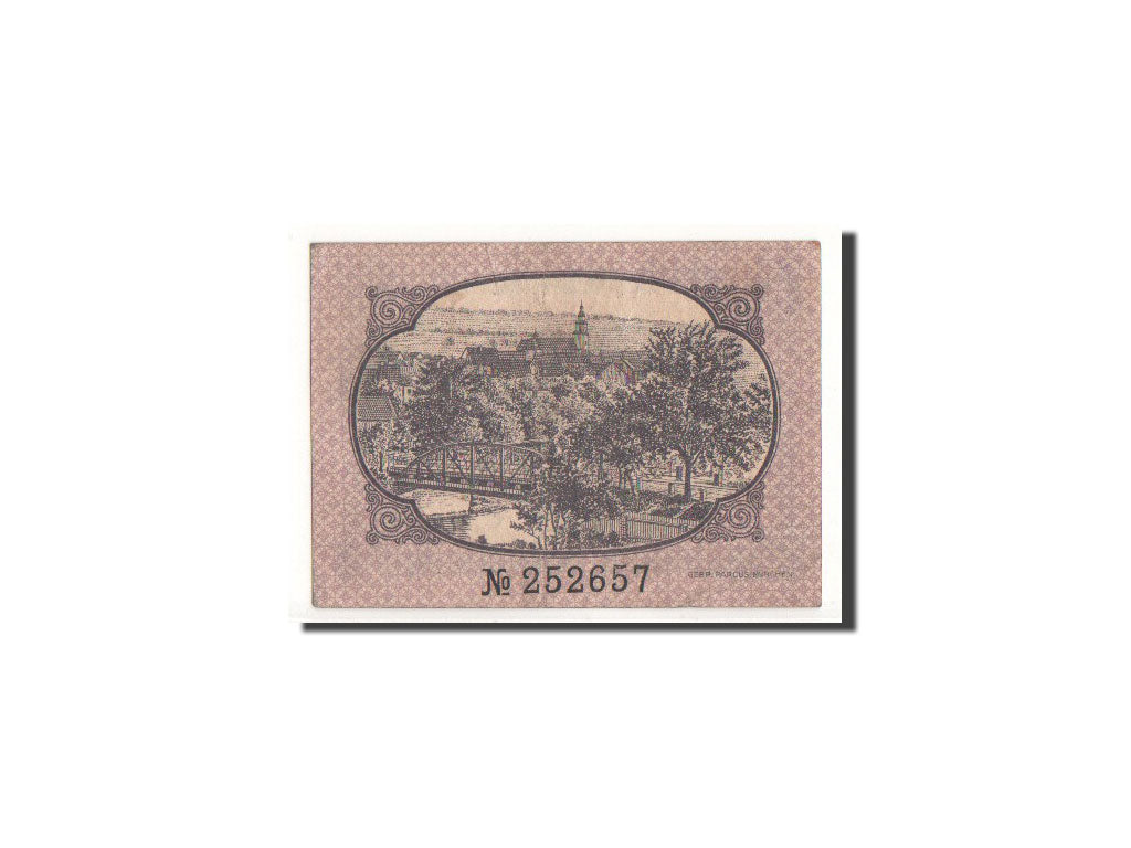 Billete, Alemania, Wiebelskirchen, 10 Pfennig, paysage, 1920, Undated, MBC+