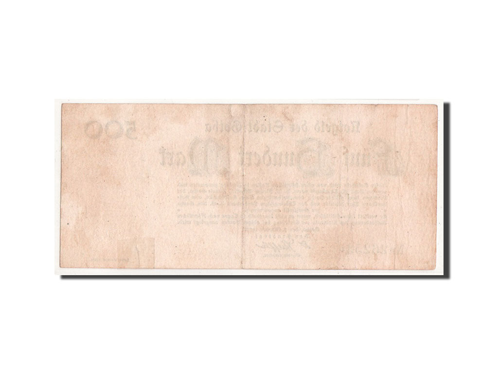 Geldschein, Deutschland, Gotha Stadt, 500 Mark, personnage, 1922, 1922-10-05, SS