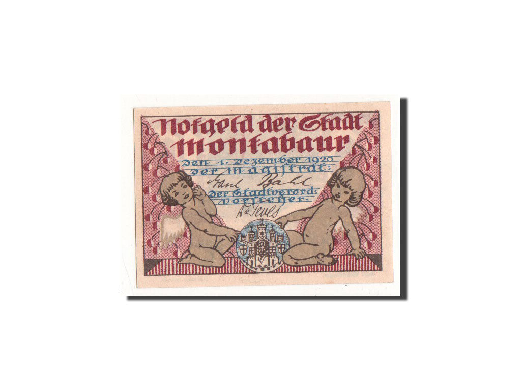 Banknot, Niemcy, Montabaur, 10 Pfennig, ange, 1920, 1920-12-01, UNC(65-70)