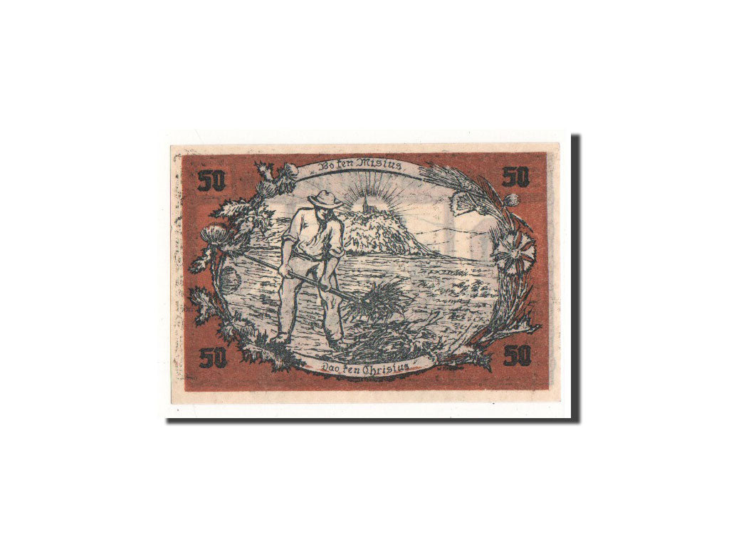 Billete, Alemania, Medebach, 50 Pfennig, paysan, 1921, 1921-09-02, UNC