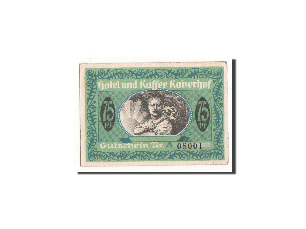 Billete, Alemania, Munster, 75 Pfennig, portrait, O.D, Undated, UNC, Mehl:914.2