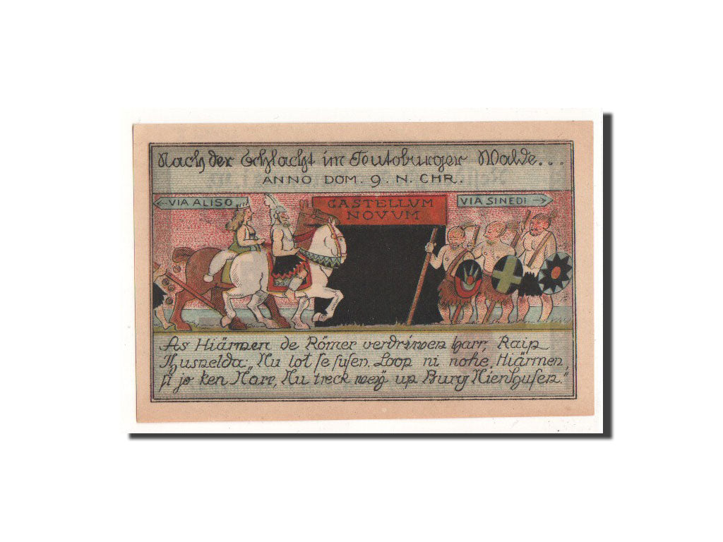 Banknote, Germany, Neuhaus, 1 Mark, cavalier, 1921, 1921-11-01, UNC(65-70)