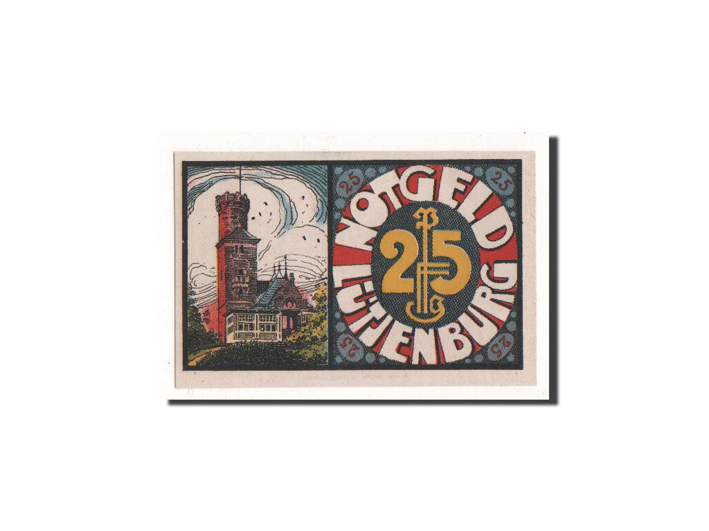 Banknot, Niemcy, Lutjenburg, 25 Pfennig, tour, 1921, 1921-03-02, UNC(65-70)