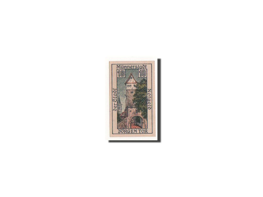 Geldschein, Deutschland, Münnerstadt, 10 Pfennig, tour, 1920, 1920-12-24, UNZ