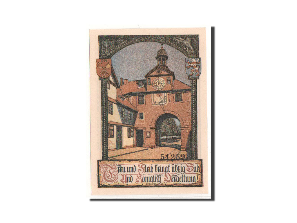 Geldschein, Deutschland, Sooden a.d Werra, 50 Pfennig, porche, O.D, Undated