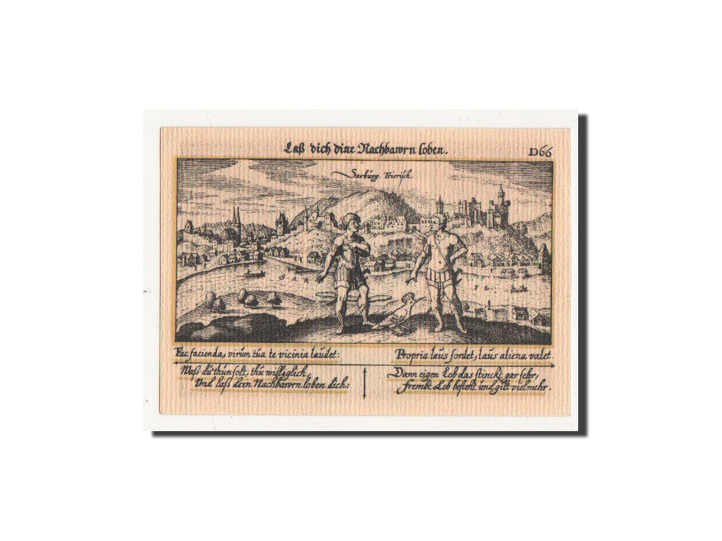 Banknot, Niemcy, Saarburg, 50 Pfennig, personnage, O.D, Undated, UNC(65-70)