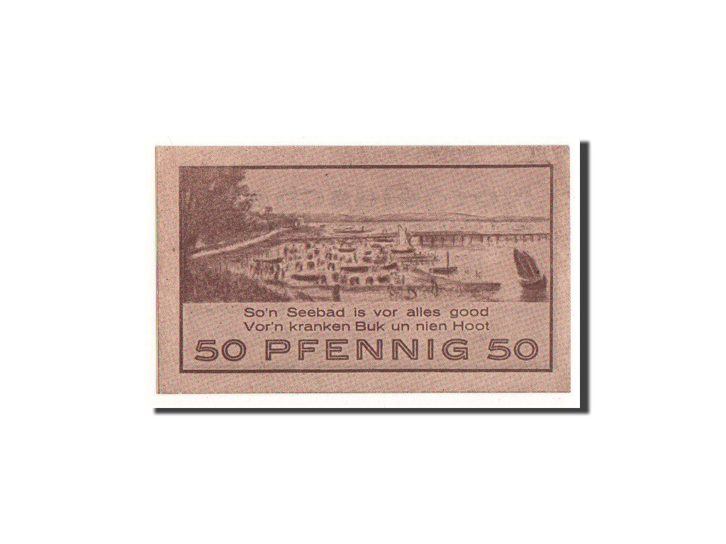 Billete, Alemania, Niendorf, 50 Pfennig, Port, 1921, 1921-03-01, UNC, Mehl:974.1