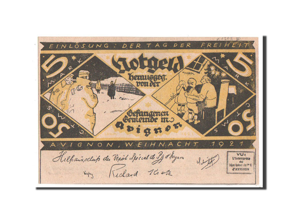 Billete, Alemania, Neuhaus, 5 Mark, Citation, 1921, Undated, UNC, Mehl:943.2