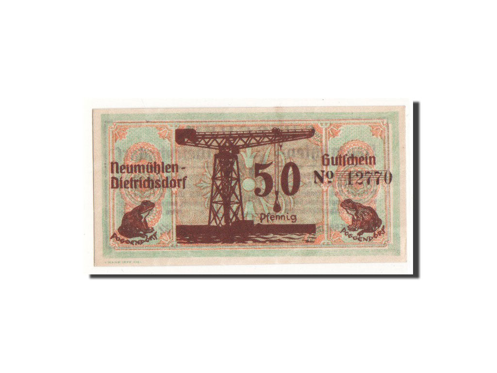 Billete, Alemania, Neumühlen, 50 Pfennig, grue, O.D, Undated, UNC, Mehl:953.3