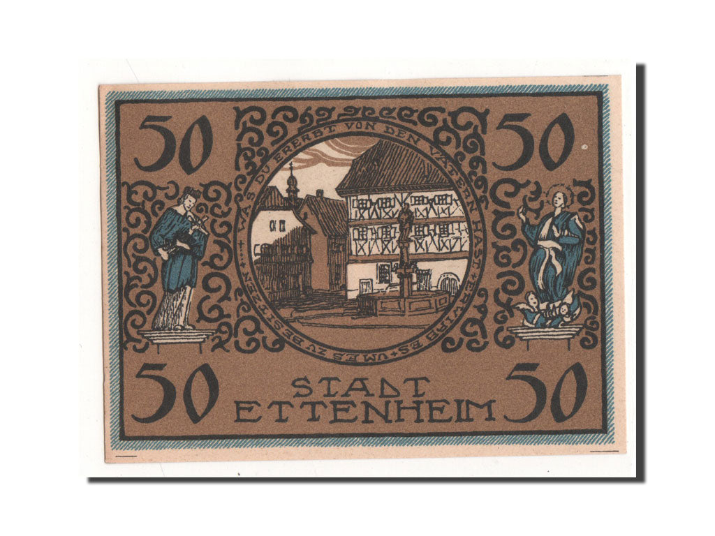 Geldschein, Deutschland, Ettenheim Stadt, 50 Pfennig, place 1, 1922, 1922-03-01