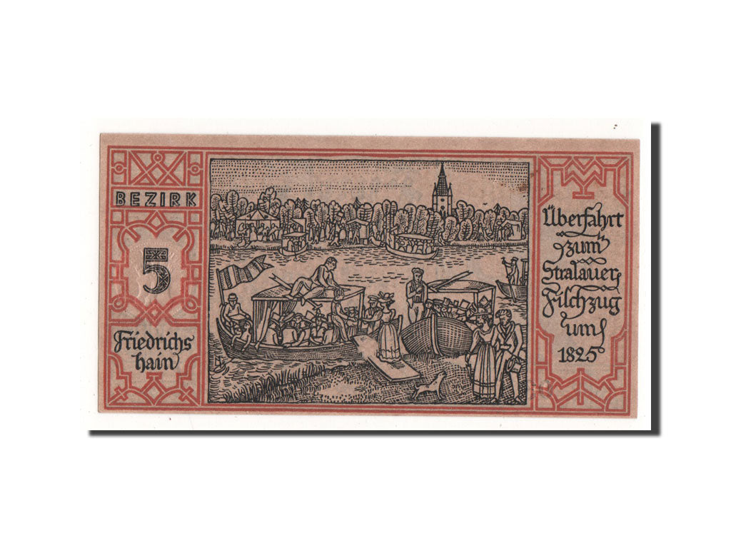 Banknot, Niemcy, Berlin Stadt, 50 Pfennig, embarcation, 1921, 1921-09-09