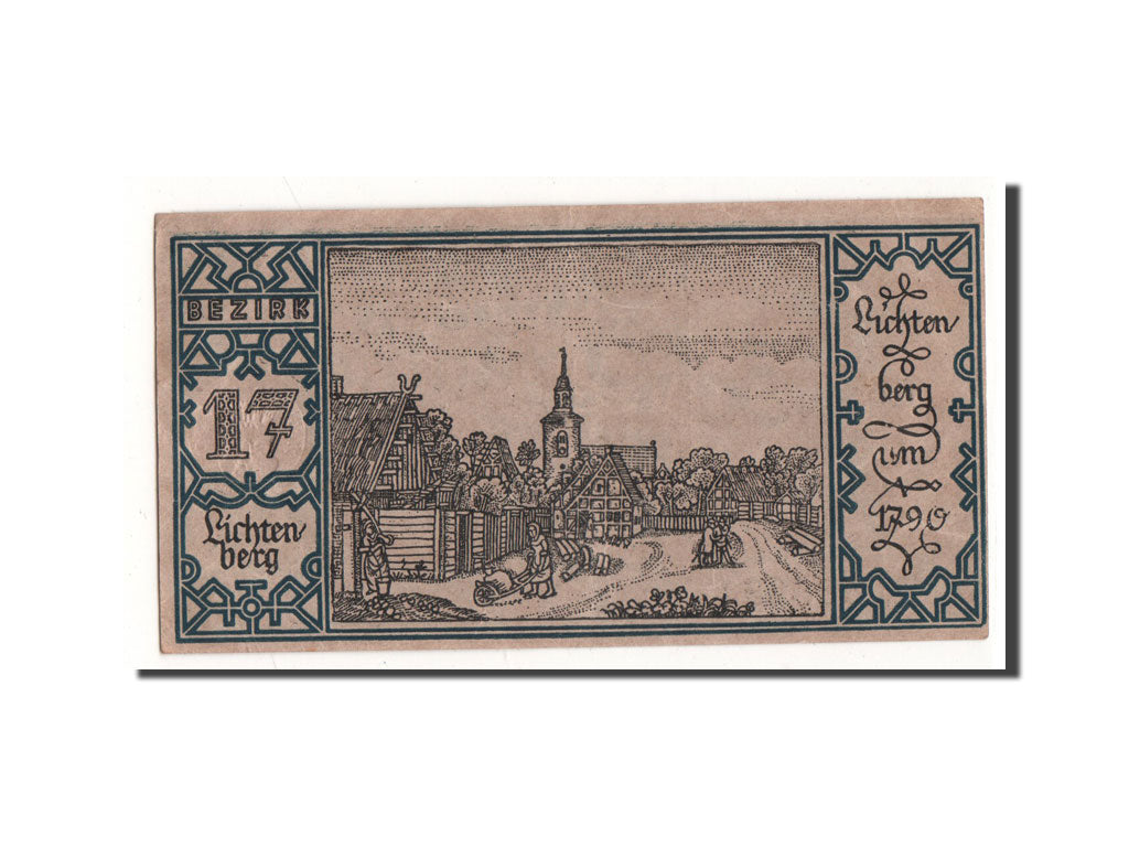 Banknote, Germany, Berlin Stadt, 50 Pfennig, paysage 2, 1921, 1921-09-09