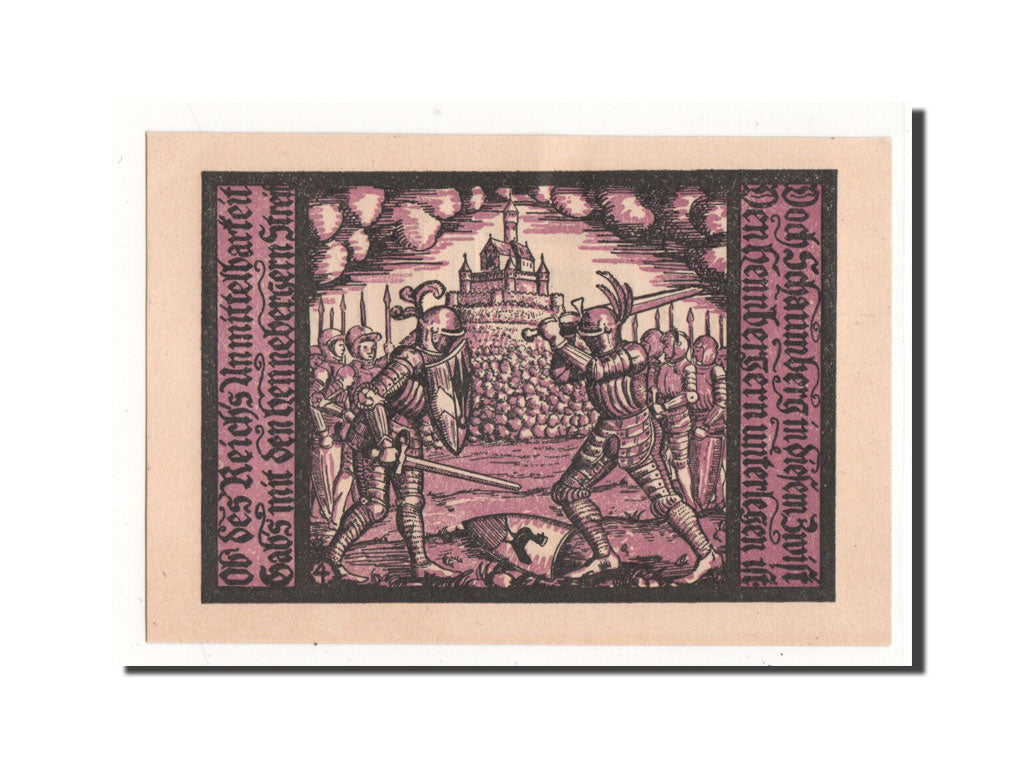 Biljet, Duitsland, Schalkau, 50 Pfennig, chevalier 2, O.D, Undated, NIEUW