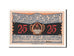 Banconote, Germania, Zeulenroda, 25 Pfennig, Eglise, 1921, 1921-11-01, FDS