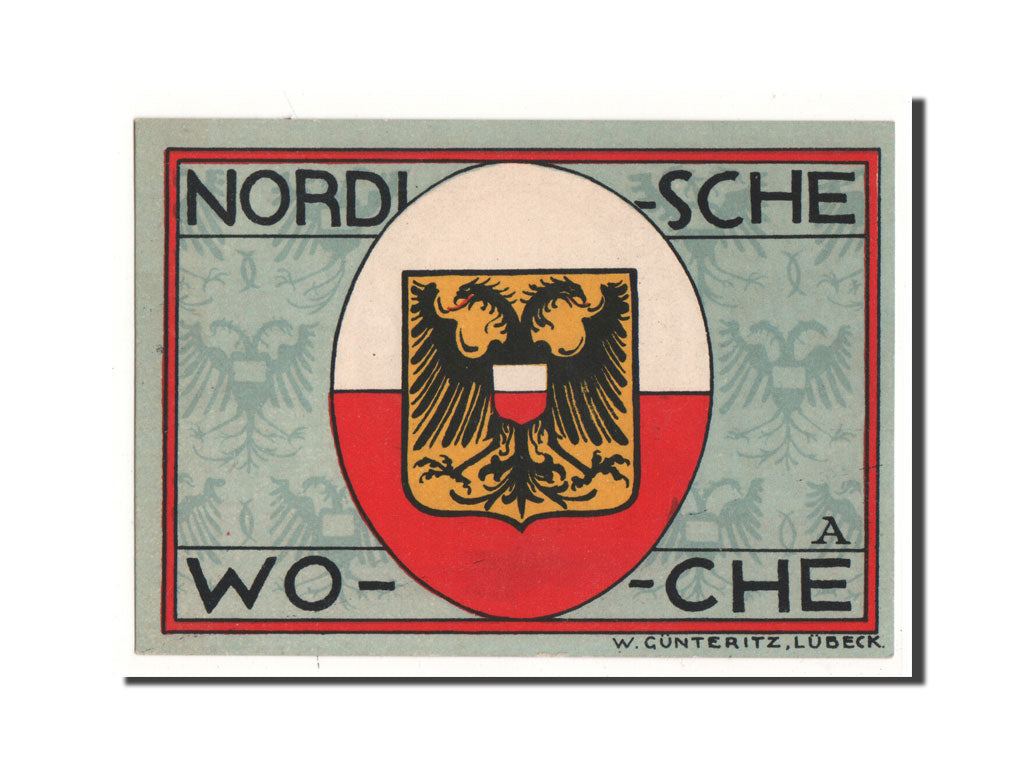 Geldschein, Deutschland, Lübeck, 50 Pfennig, Ecusson, 1921, 1921-09-01, UNZ
