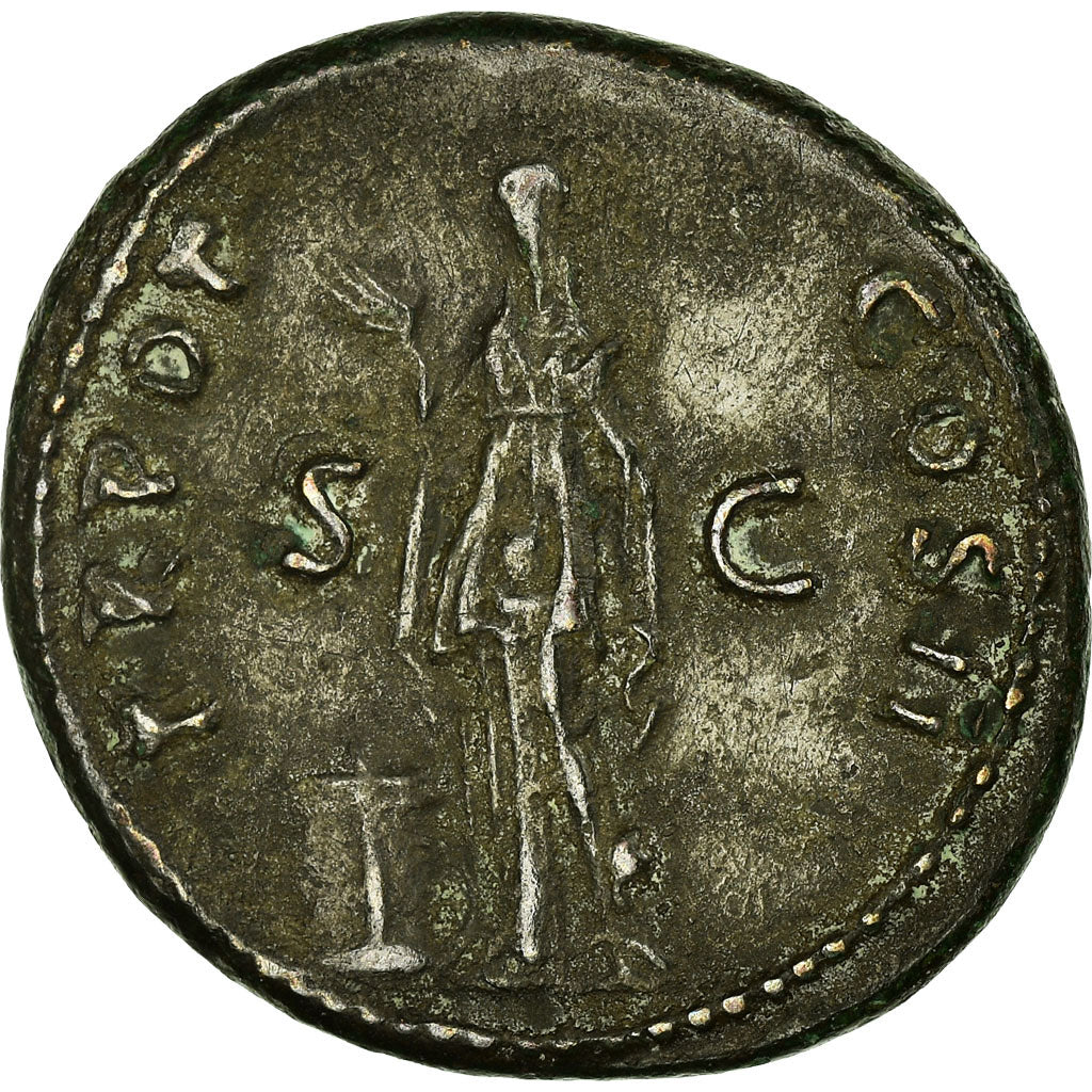 Moneda, Trajan, As, Rome, MBC, Bronce, RIC:392