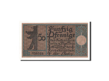Banknote, Germany, Berlin Stadt, 50 Pfennig, Kreuzberg, 1921, 1921-09-09