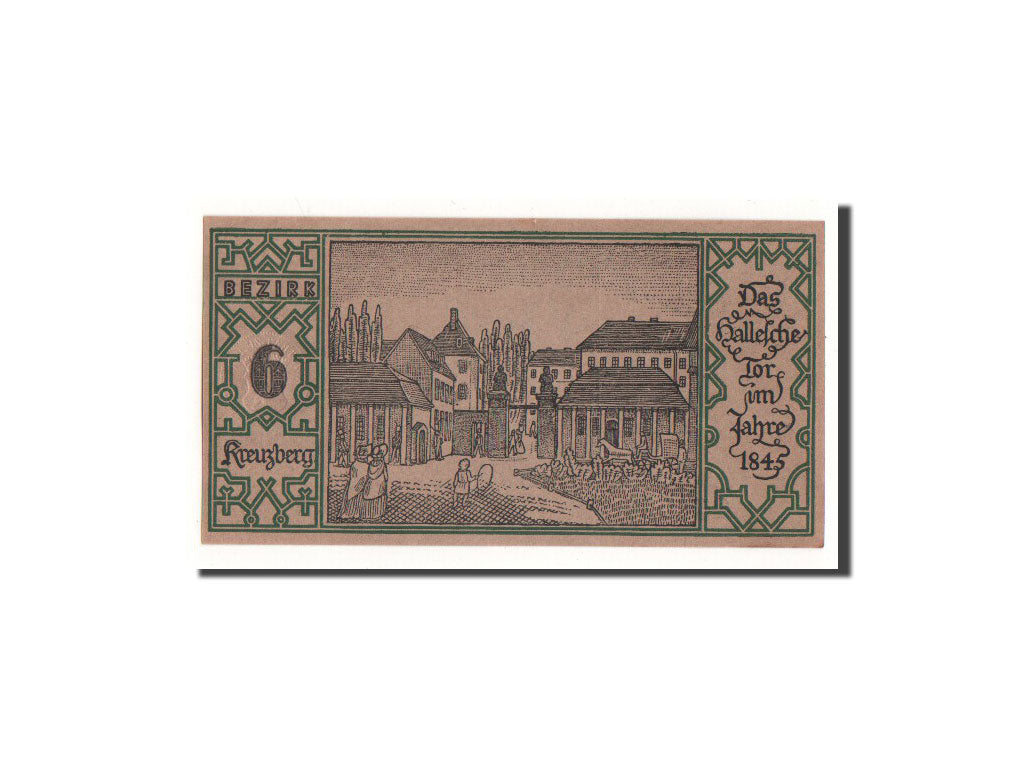 Banknote, Germany, Berlin Stadt, 50 Pfennig, Kreuzberg, 1921, 1921-09-09