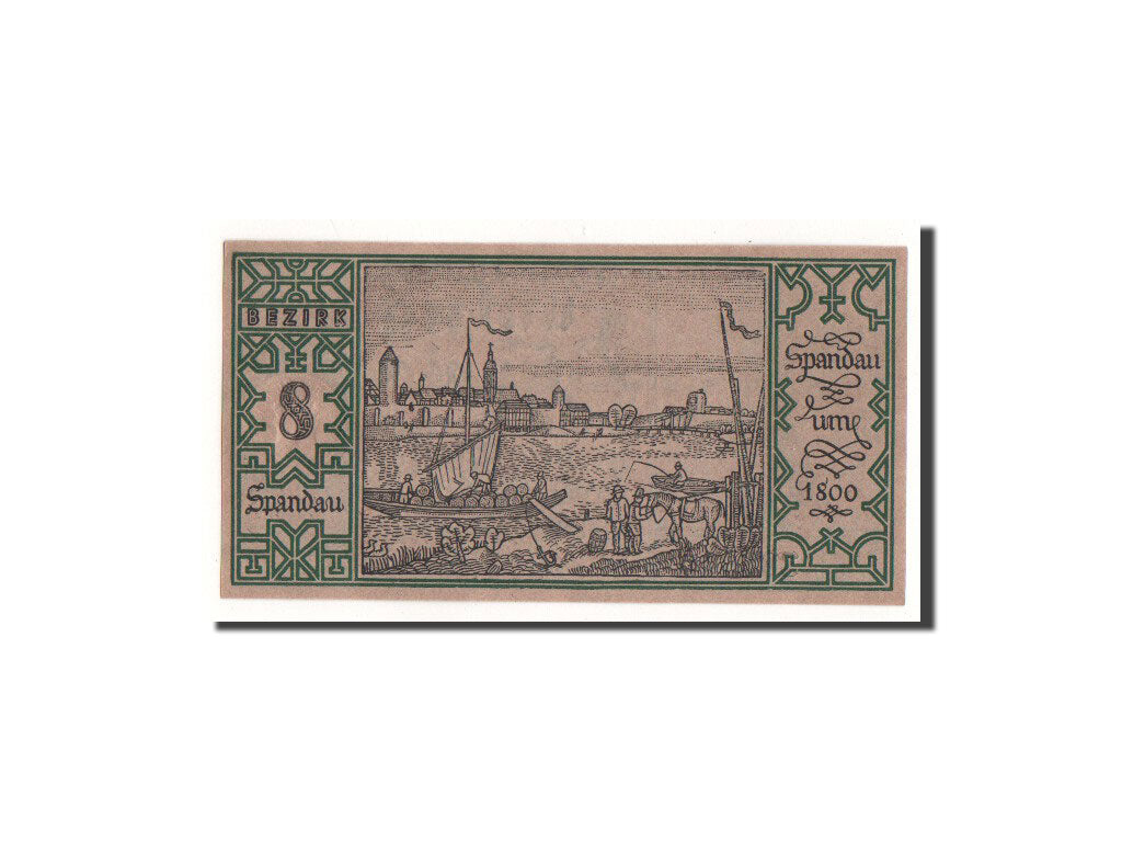 Banknote, Germany, Berlin Stadt, 50 Pfennig, Spandau, 1921, 1921-09-09