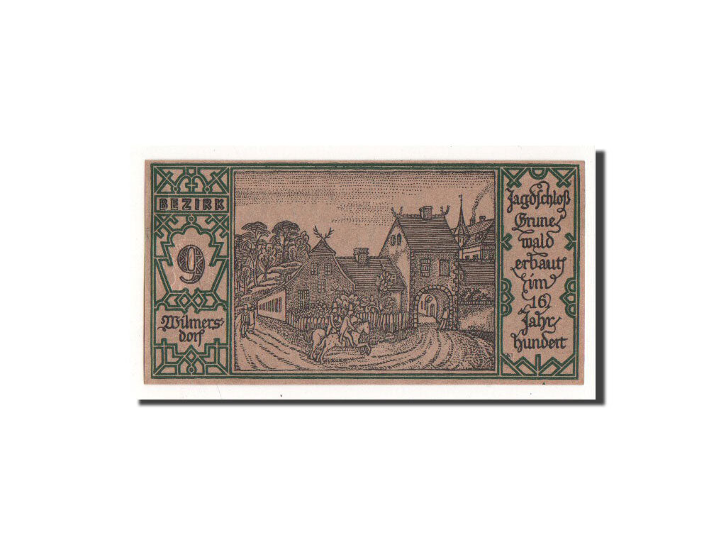 Banknote, Germany, Berlin Stadt, 50 Pfennig, Wilmersdorf, 1921, 1921-09-09