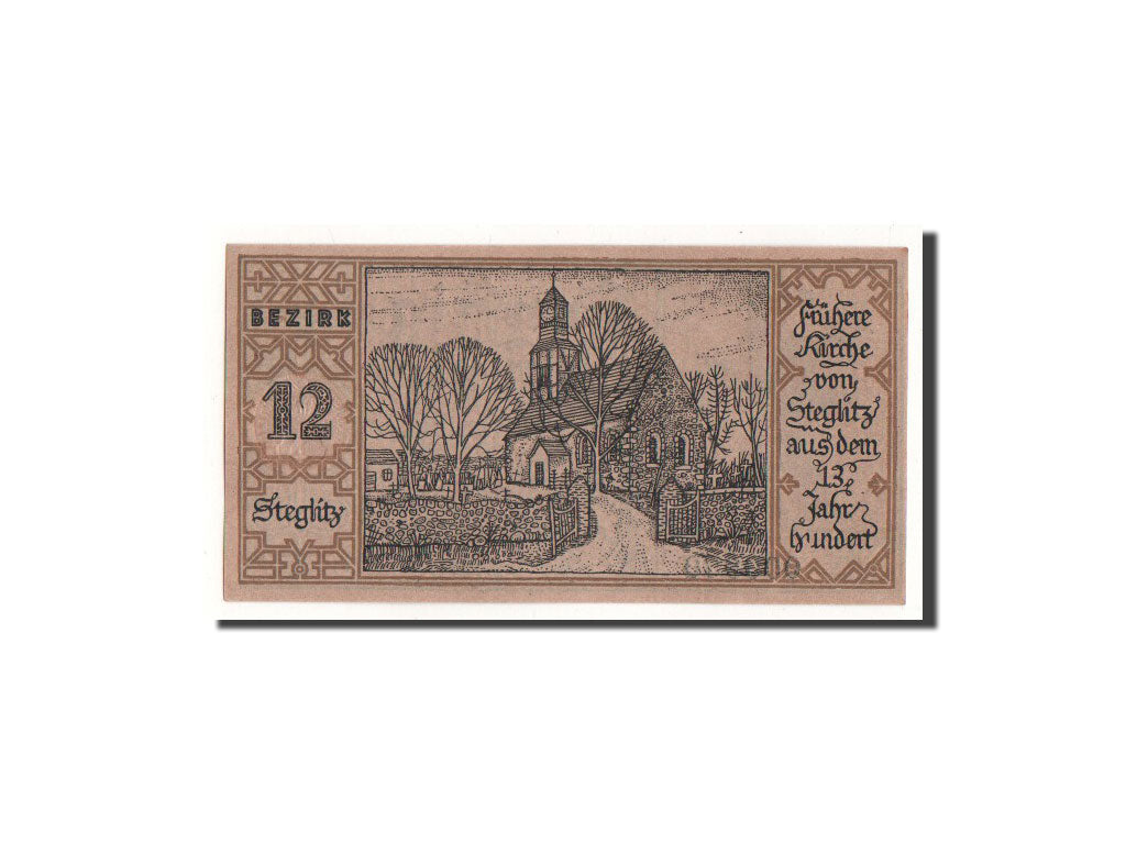 Banconote, Germania, Berlin Stadt, 50 Pfennig, Steglitz, 1921, 1921-09-09, FDS