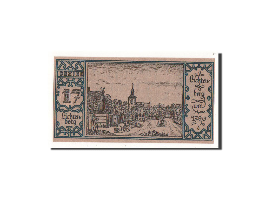Billet, Allemagne, Berlin Stadt, 50 Pfennig, Lichtenberg, 1921, 1921-09-09