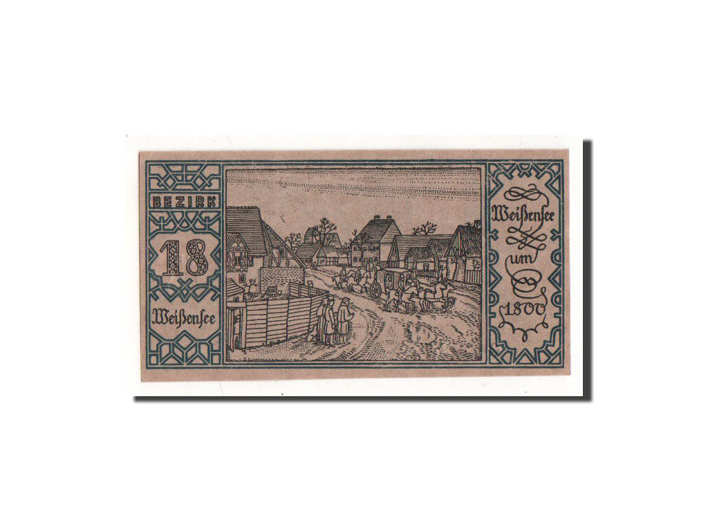 Banknote, Germany, Berlin Stadt, 50 Pfennig, Weissensee, 1921, 1921-09-09